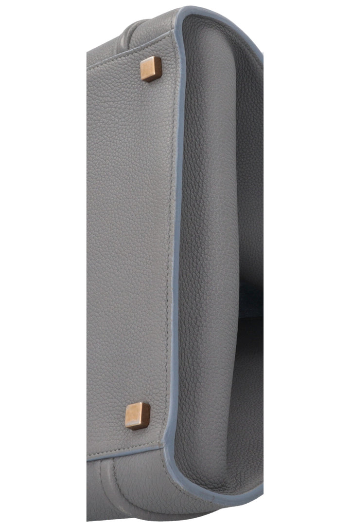 CÉLINE Sac Bagage Medium Phantom Cuir Gris