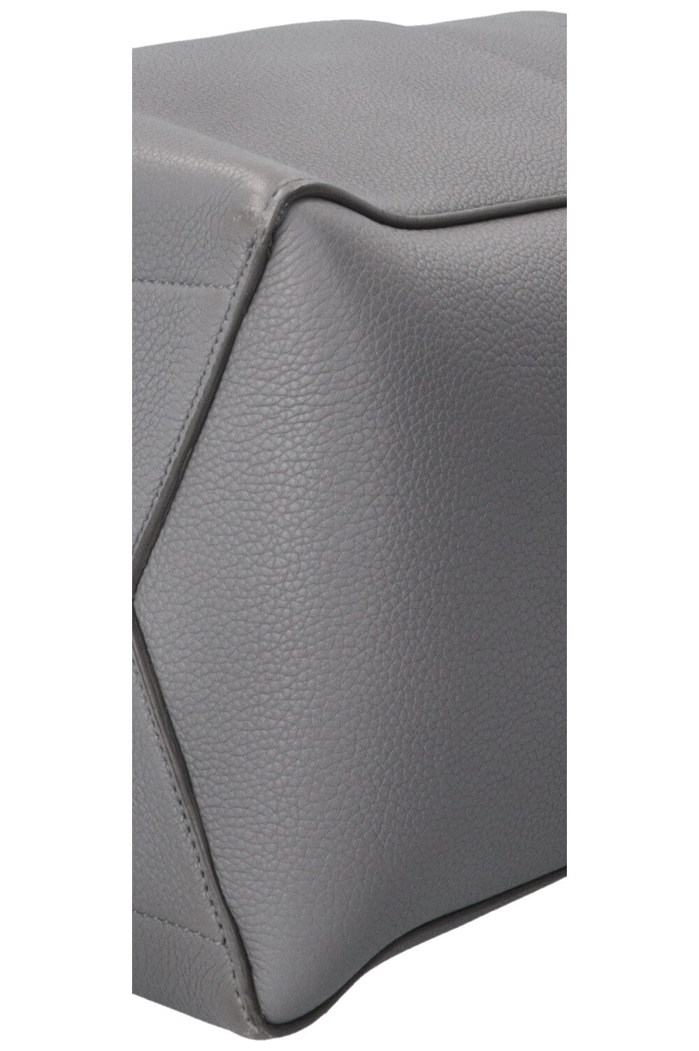Sac CELINE Sangle moyen modèle en cuir gris