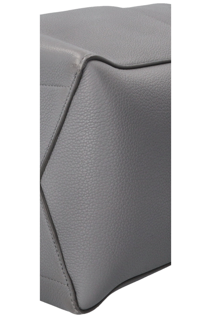 Sac CELINE Sangle moyen modèle en cuir gris