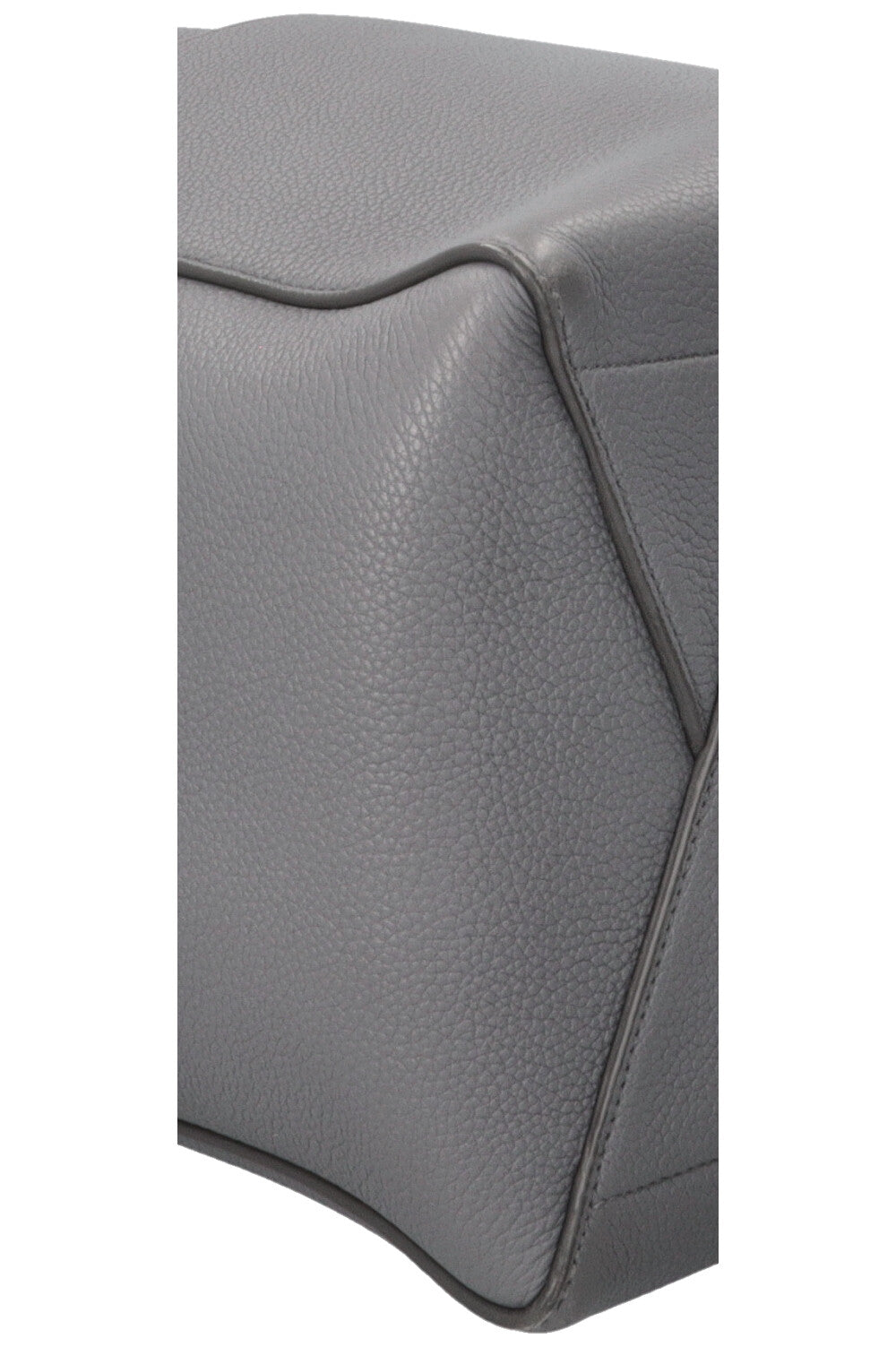 Sac CELINE Sangle moyen modèle en cuir gris
