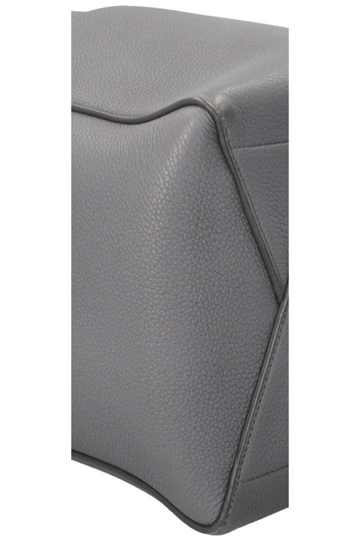 Sac CELINE Sangle moyen modèle en cuir gris