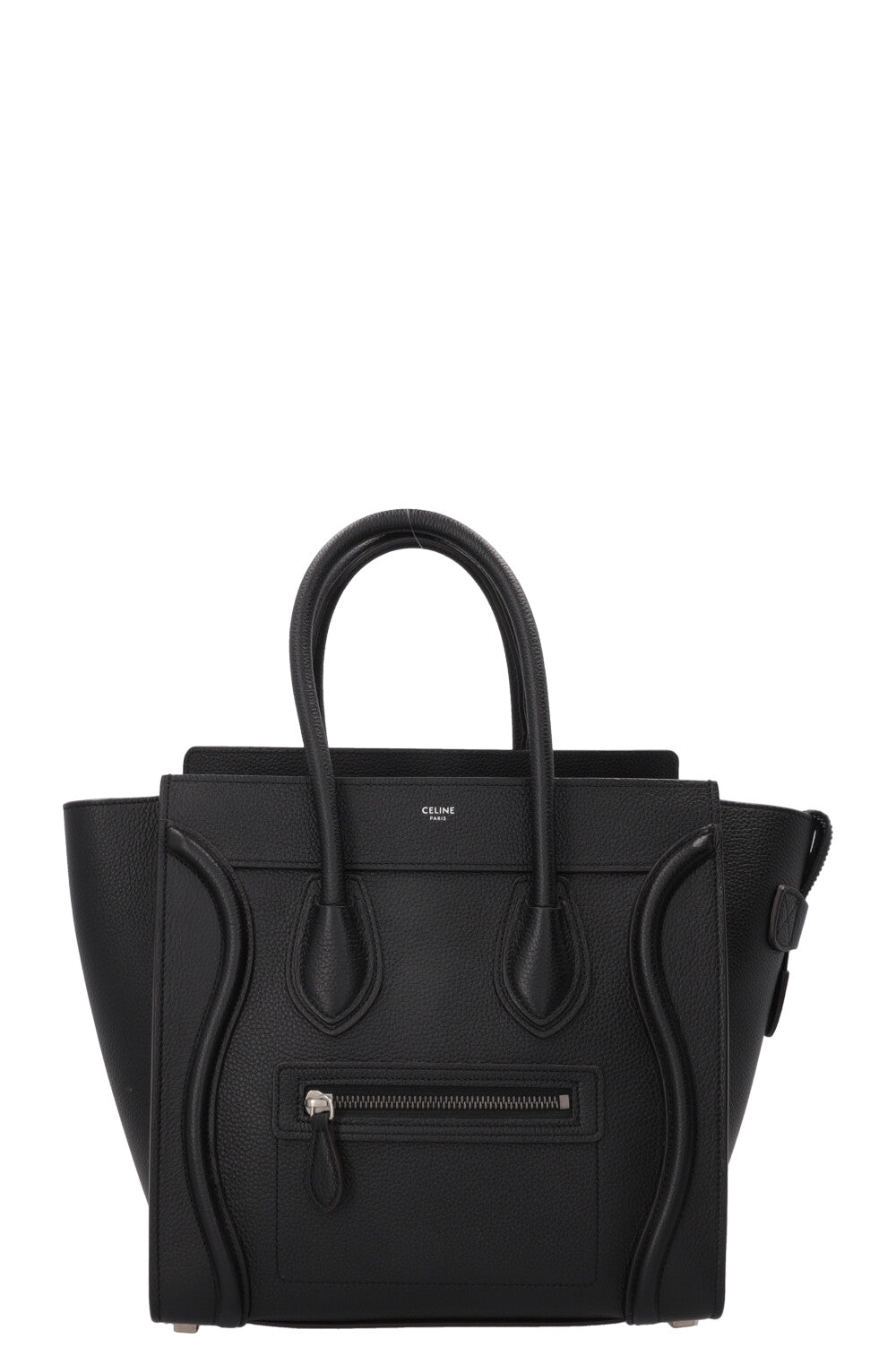 CELINE Micro Luggage Handbag Black