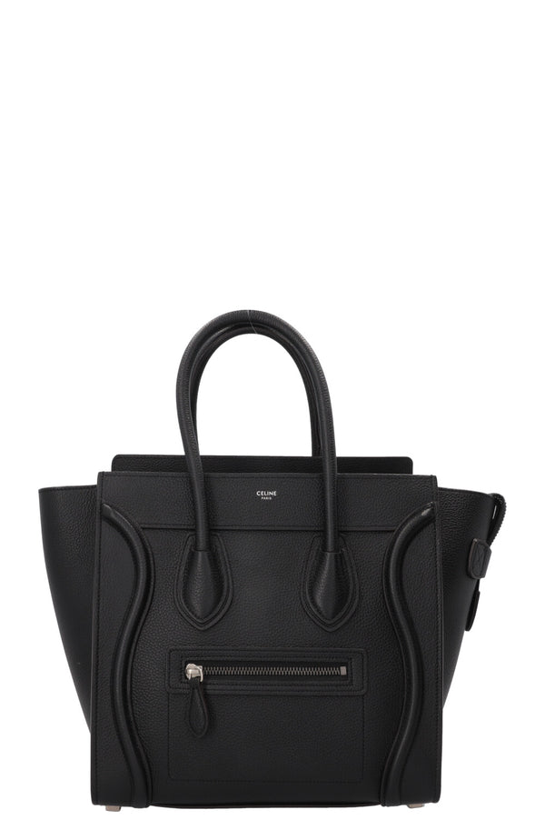 Sac à main CELINE Micro Luggage noir