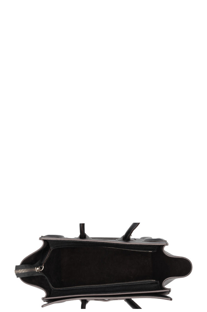 CELINE Micro Luggage Handbag Black