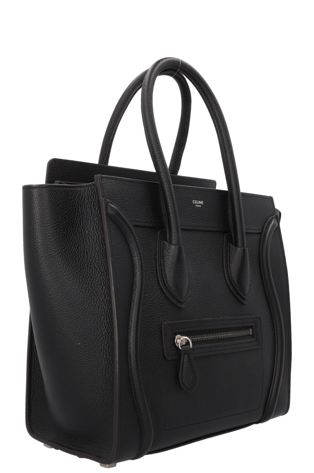CELINE Micro Luggage Handbag Black