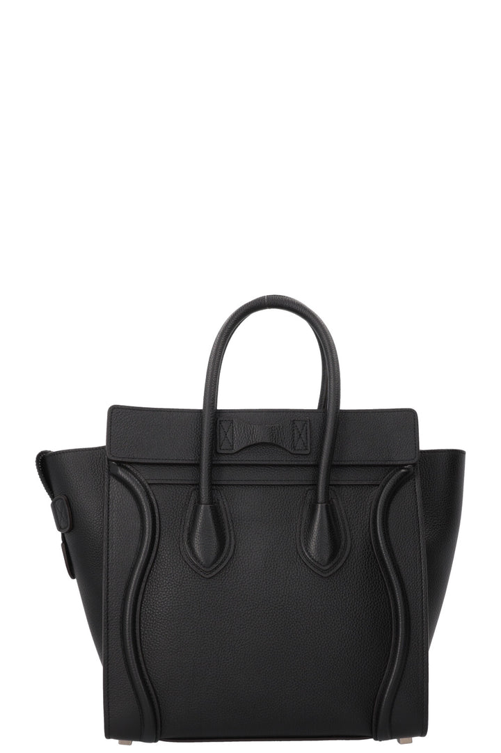 CELINE Micro Luggage Handbag Black