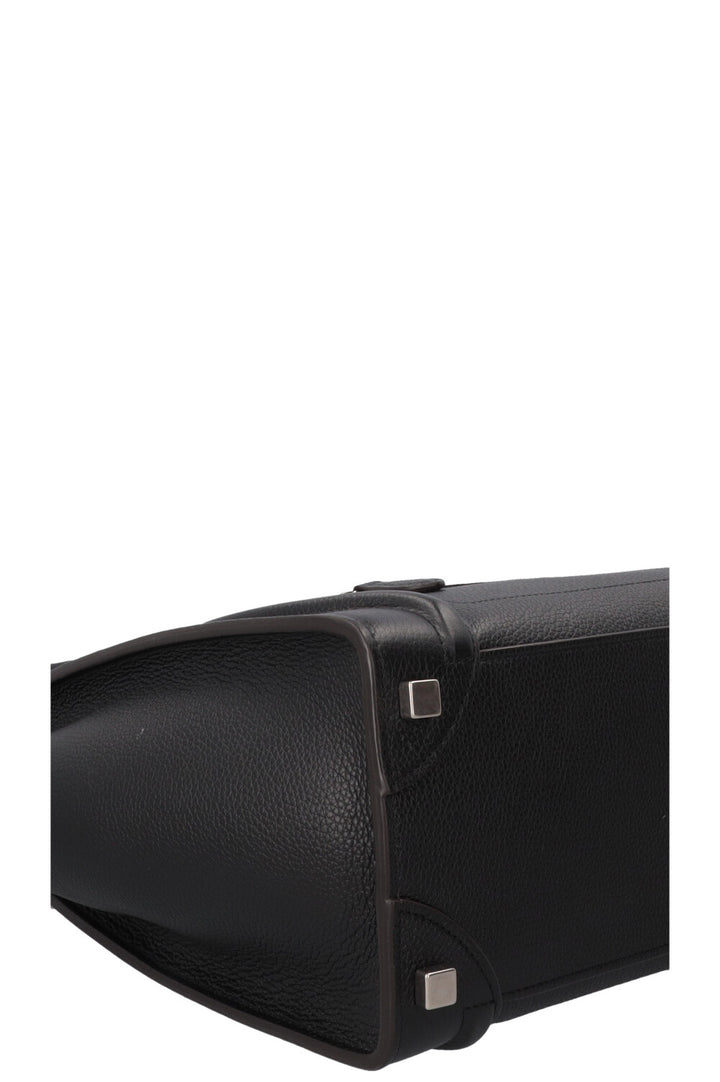 CELINE Micro Luggage Handbag Black