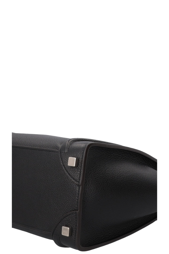 CELINE Micro Luggage Handbag Black