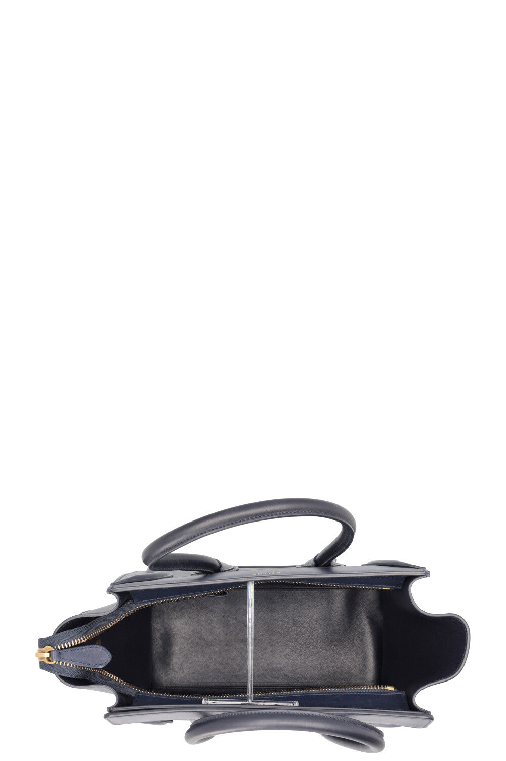 CELINE Micro Luggage Handbag Navy