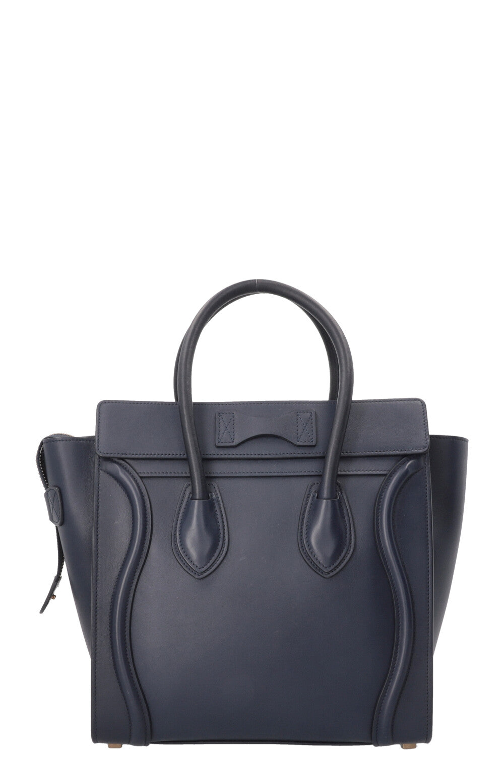 CELINE Micro Luggage Handbag Navy