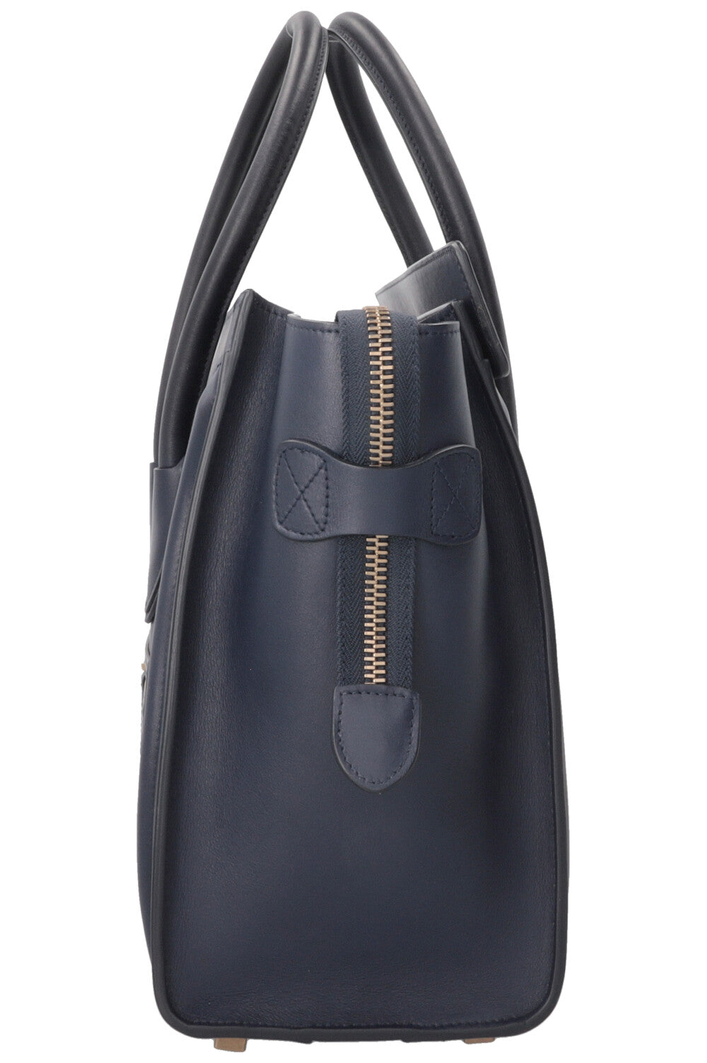 CELINE Micro Luggage Handbag Navy