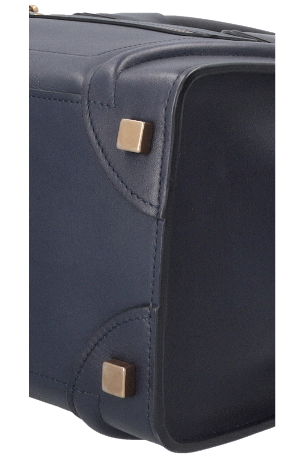 CELINE Micro Luggage Handbag Navy