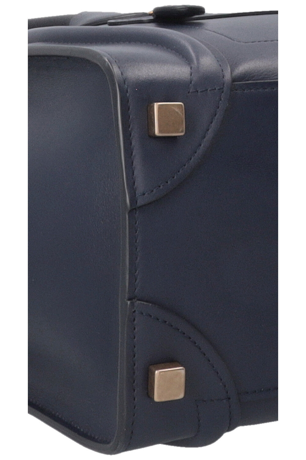 CELINE Micro Luggage Handbag Navy