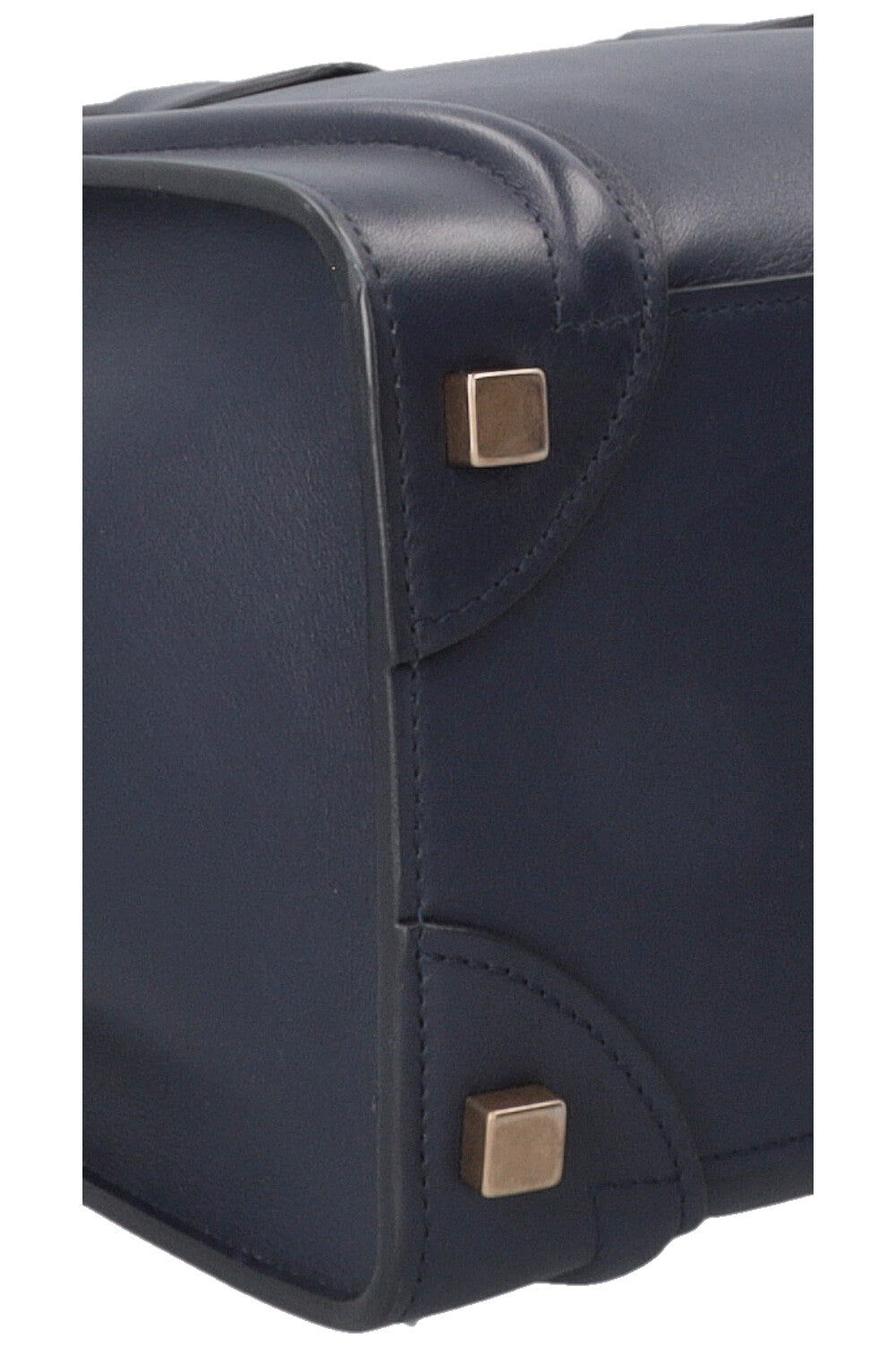 CELINE Micro Luggage Handbag Navy