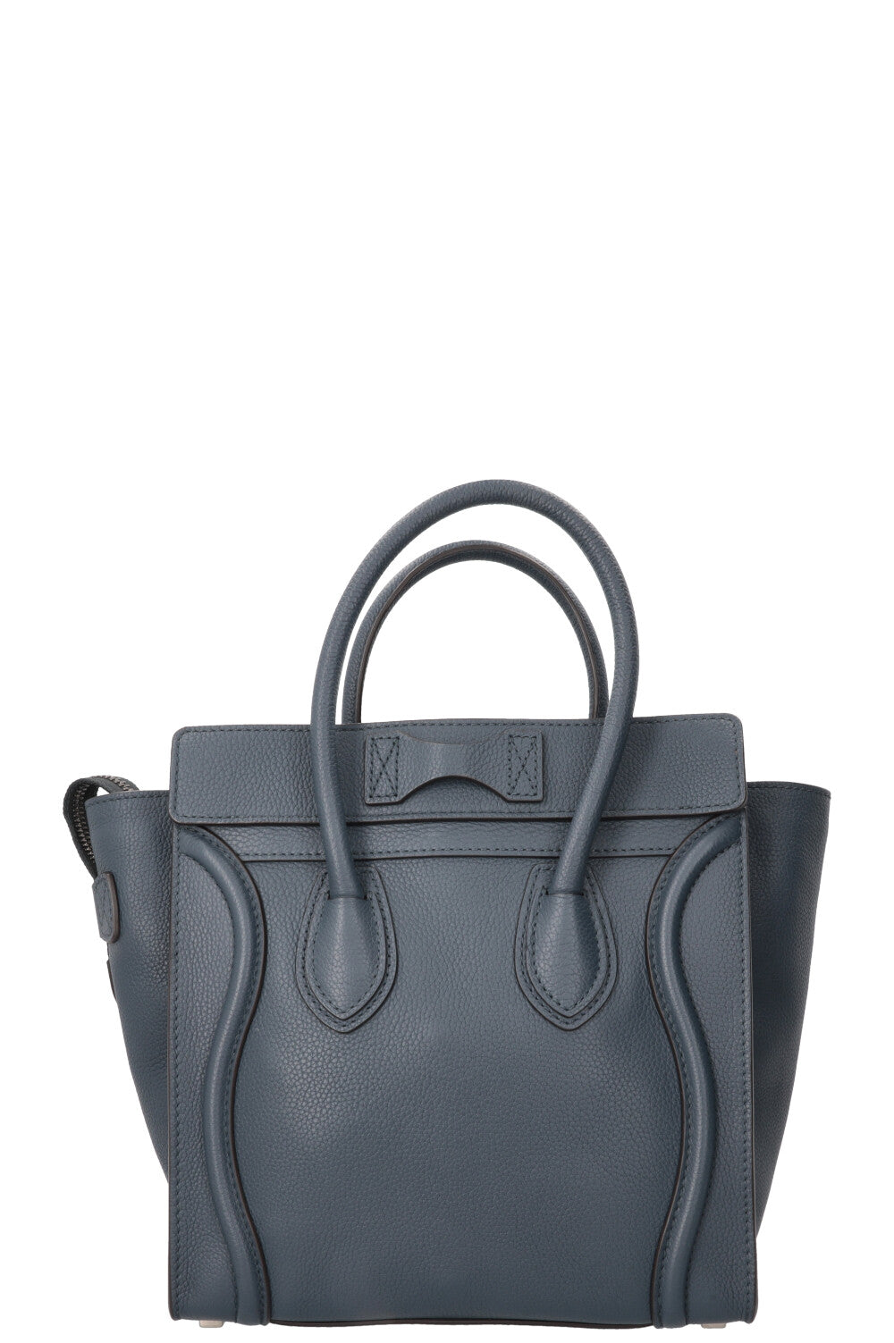 CELINE Micro Luggage Tote bleu