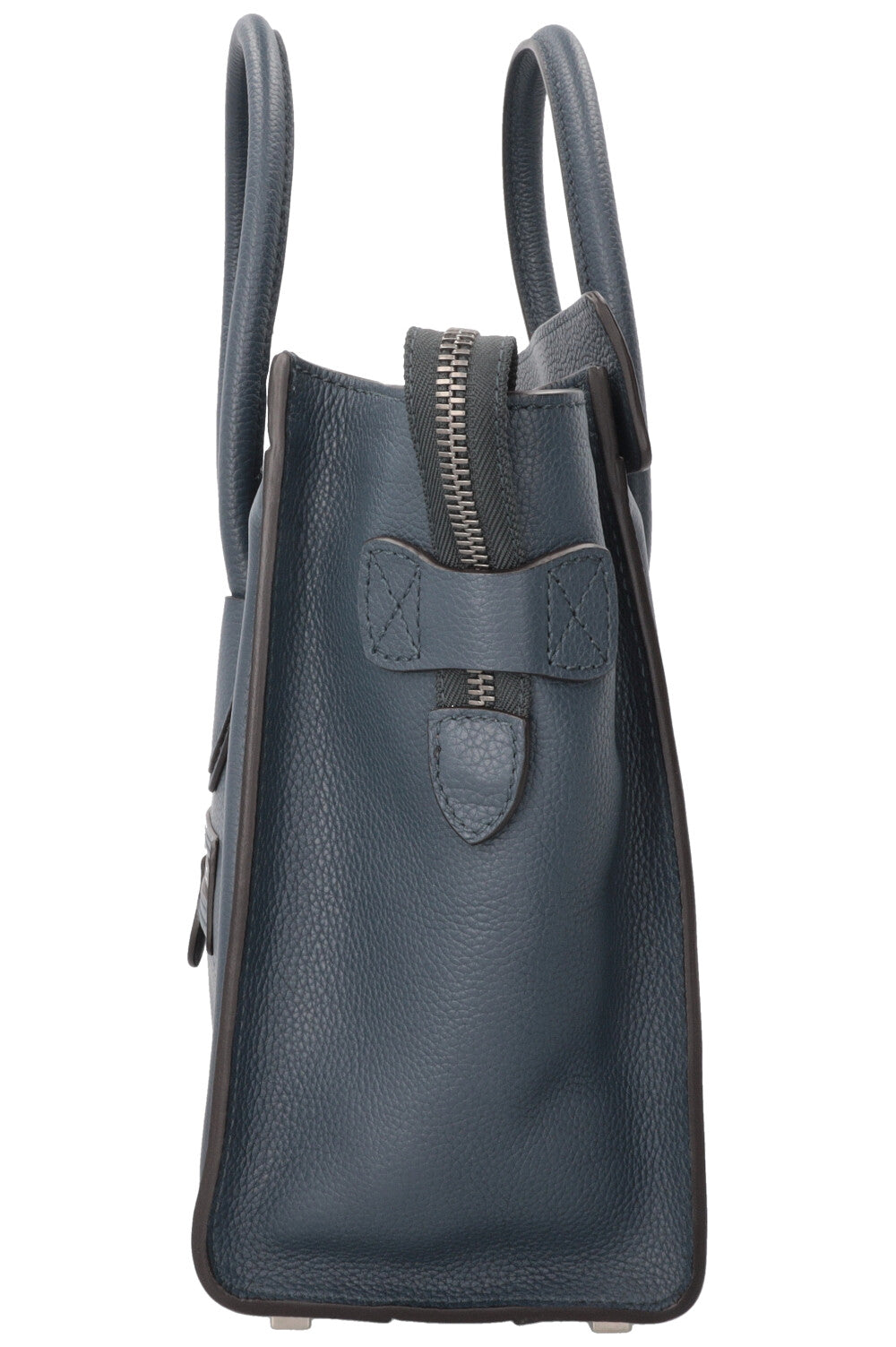 CELINE Micro Luggage Tote bleu