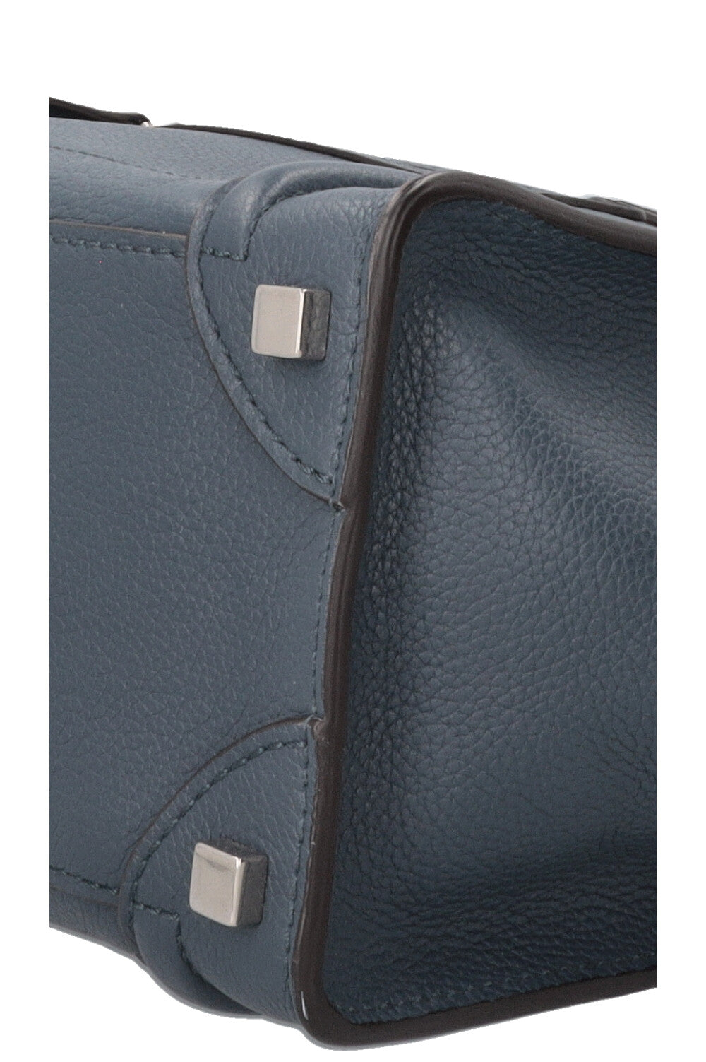 CELINE Micro Luggage Tote bleu