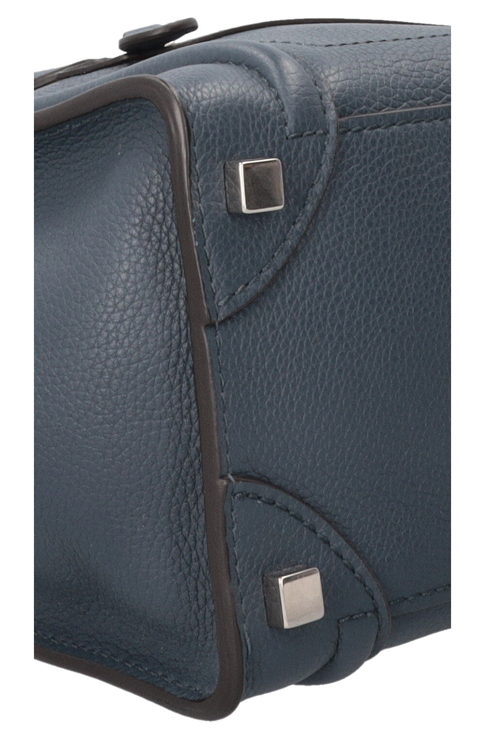 CELINE Micro Luggage Tote bleu