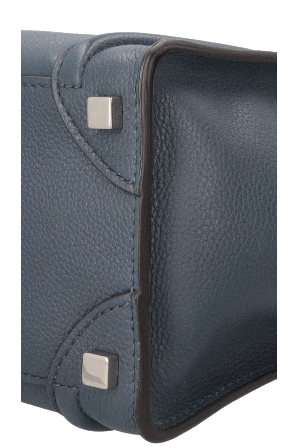 CELINE Micro Luggage Tote bleu