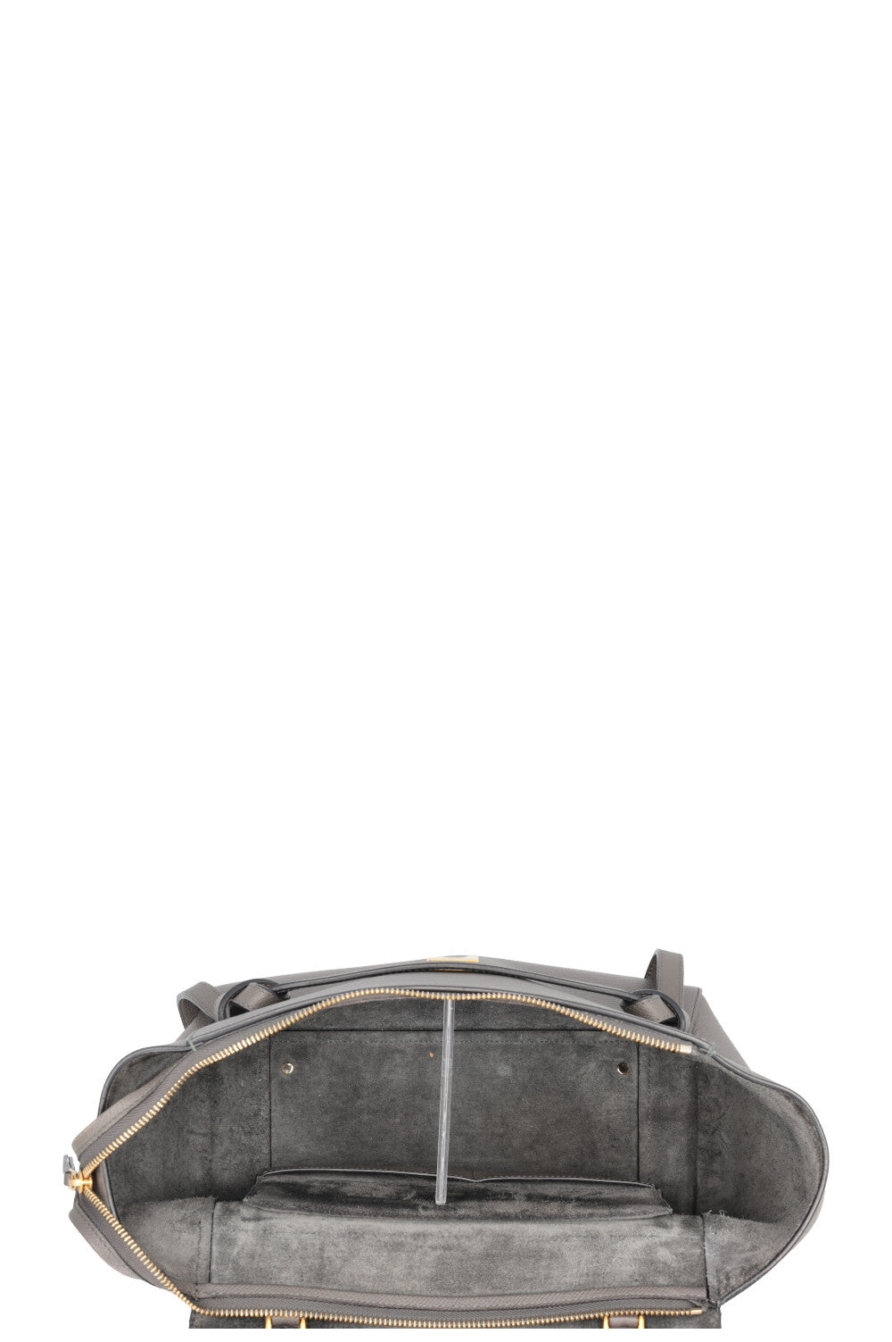 CÉLINE Mini Belt Bag Grained Leather Grey