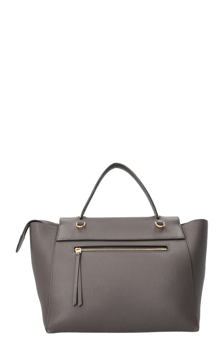 CÉLINE Mini Belt Bag Grained Leather Grey
