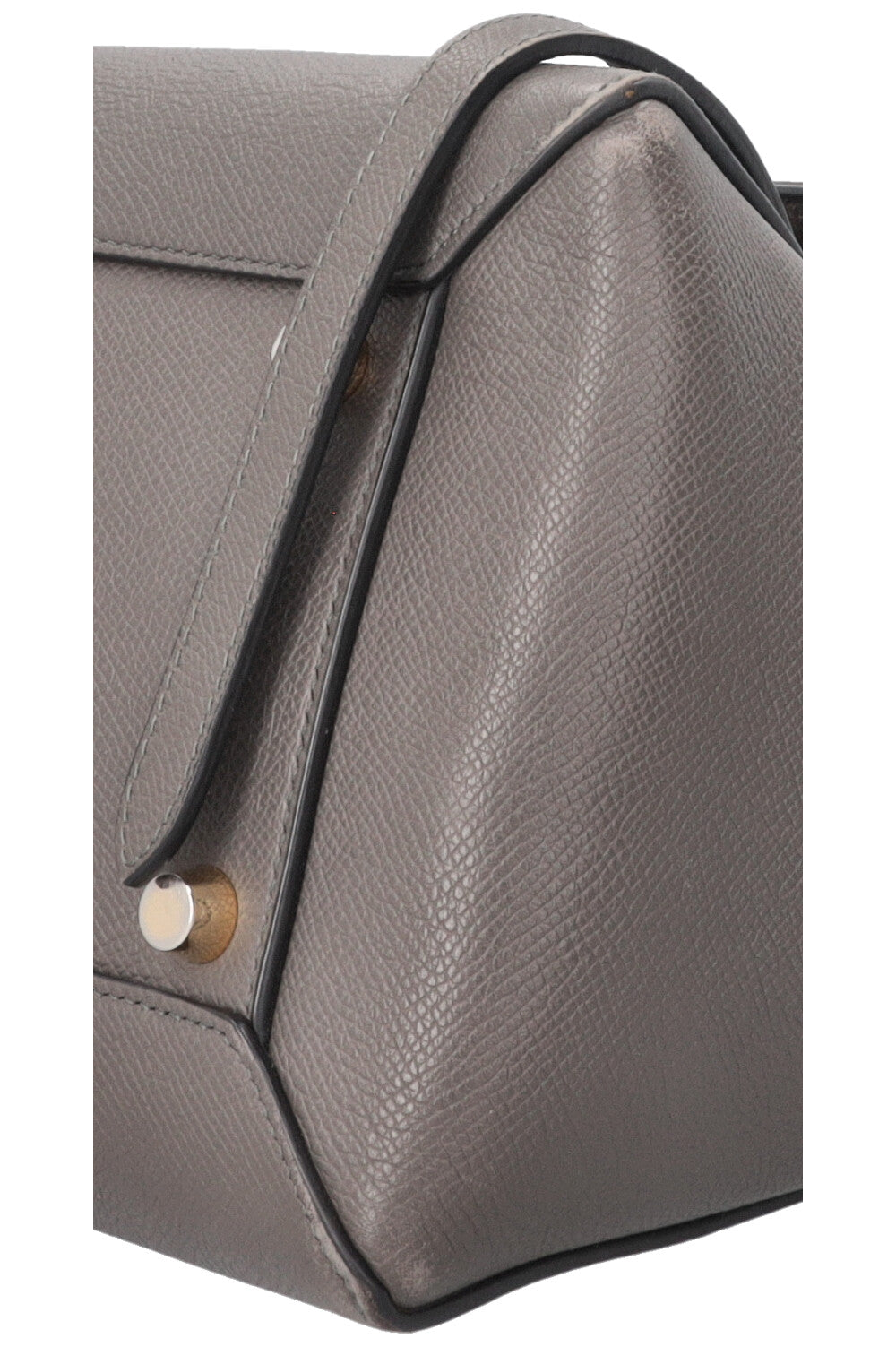 CÉLINE Mini Belt Bag Grained Leather Grey