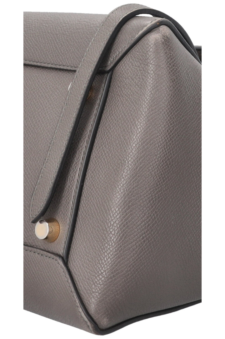 CÉLINE Mini Belt Bag Grained Leather Grey