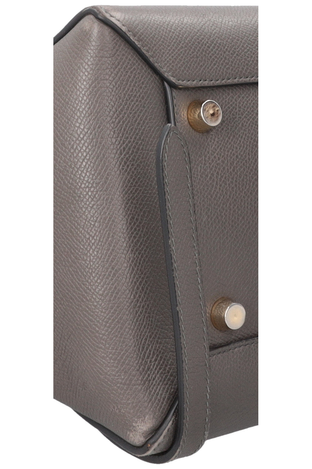 CÉLINE Mini Belt Bag Grained Leather Grey