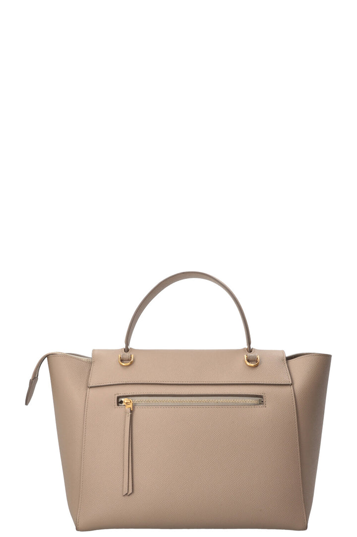 CÉLINE Mini Belt Bag Grained Leather Taupe