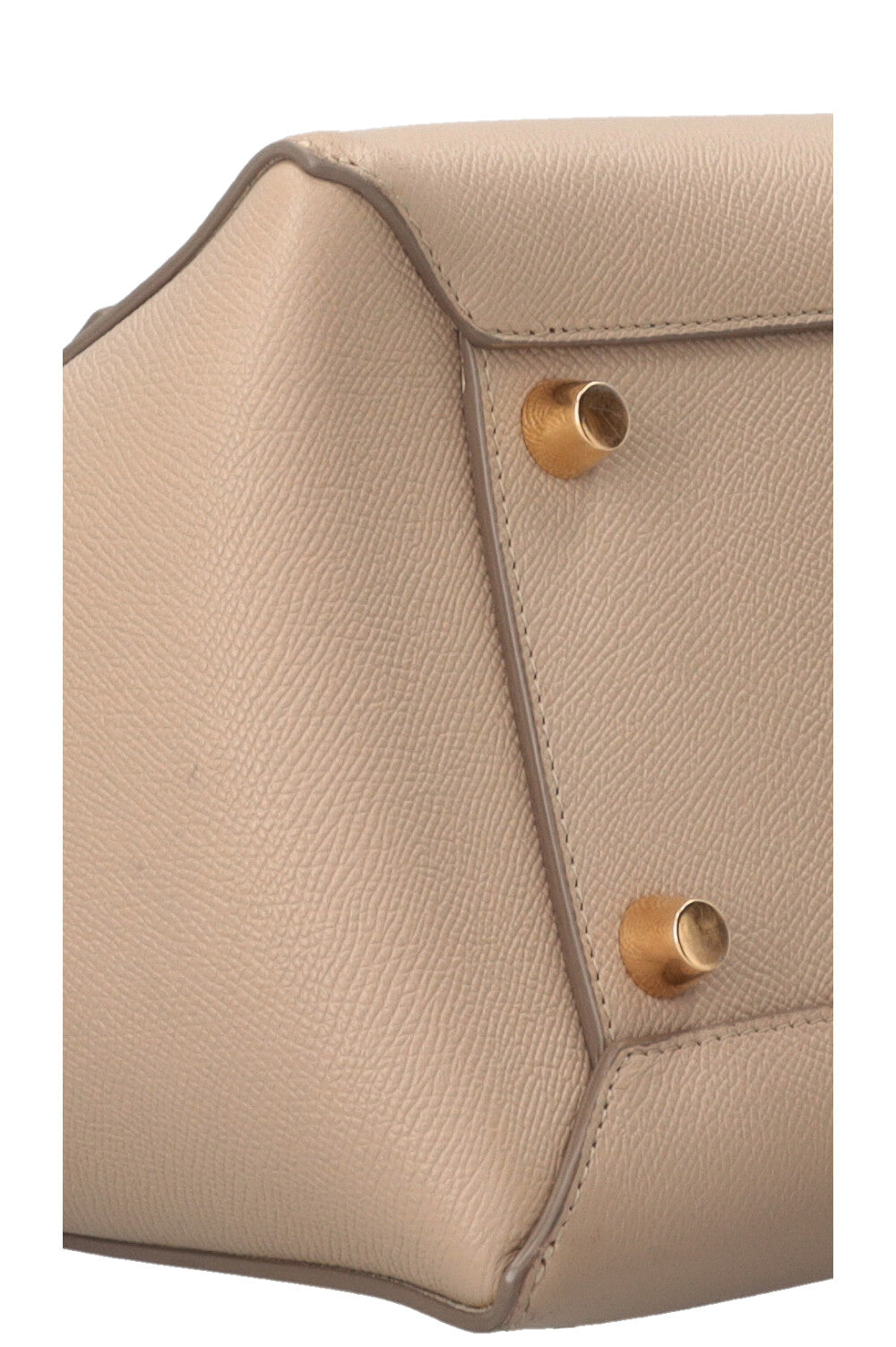 CÉLINE Mini Belt Bag Grained Leather Taupe