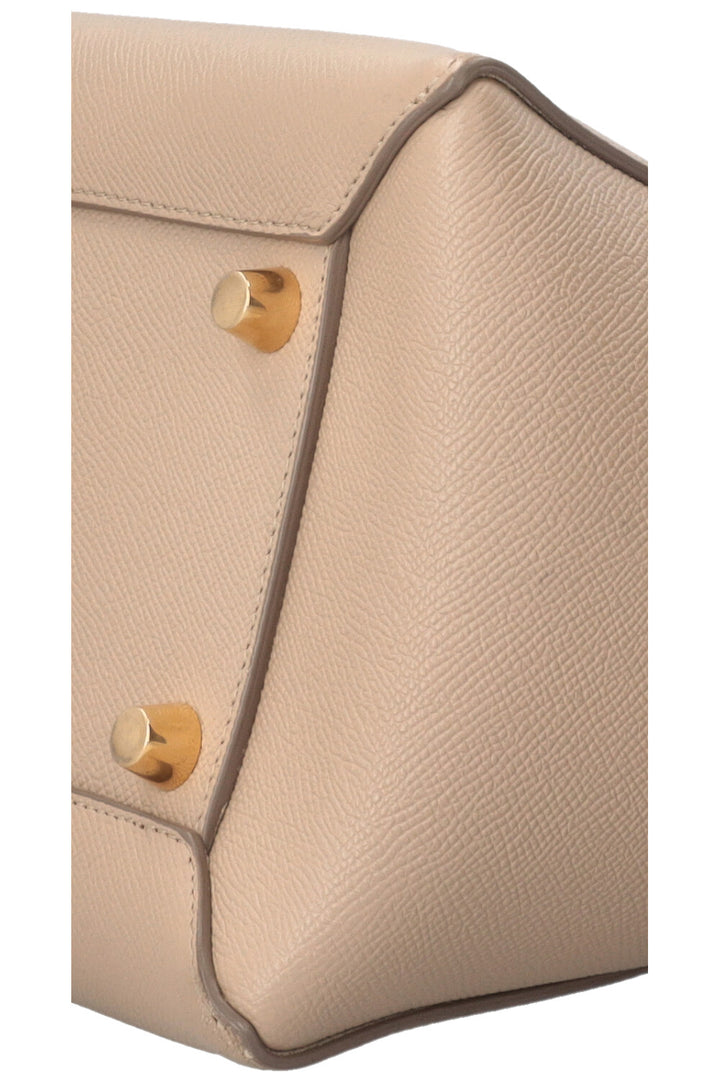 CÉLINE Mini Belt Bag Grained Leather Taupe