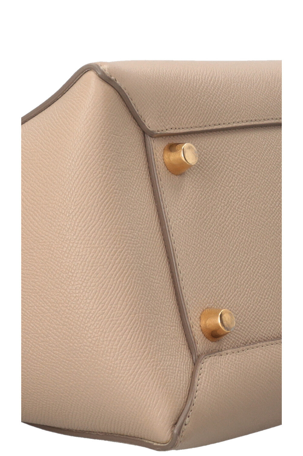 CÉLINE Mini Belt Bag Grained Leather Taupe