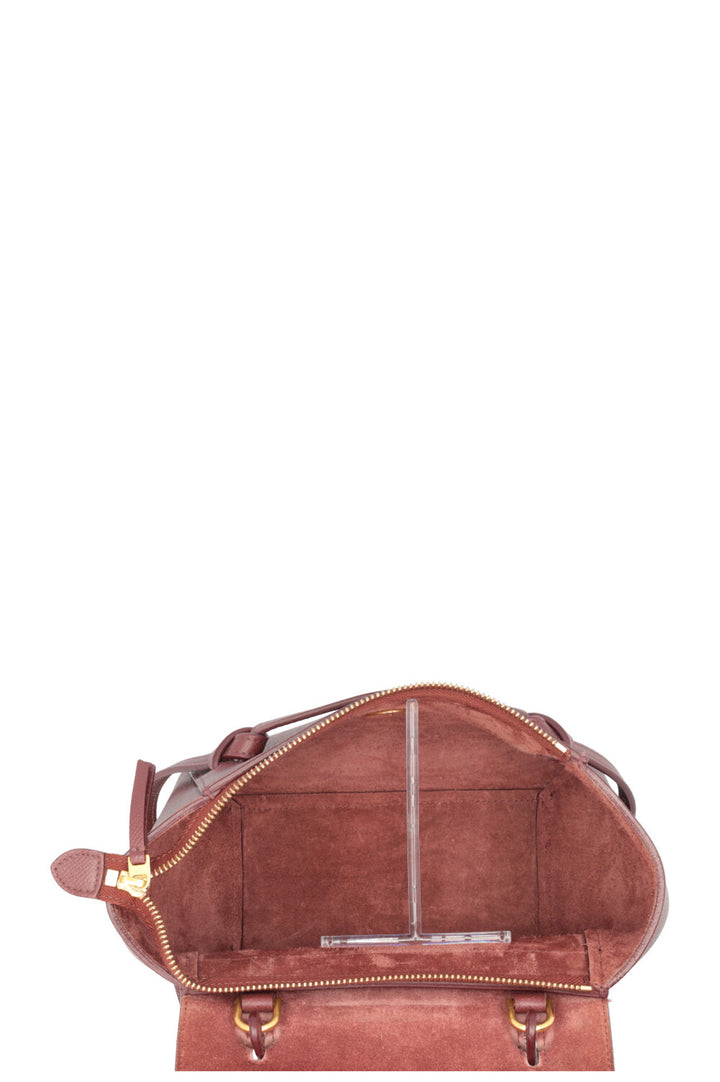 CELINE Nano Belt Bag Cuir Bordeaux