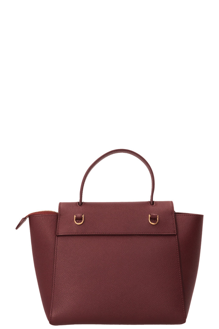 CELINE Nano Belt Bag Cuir Bordeaux