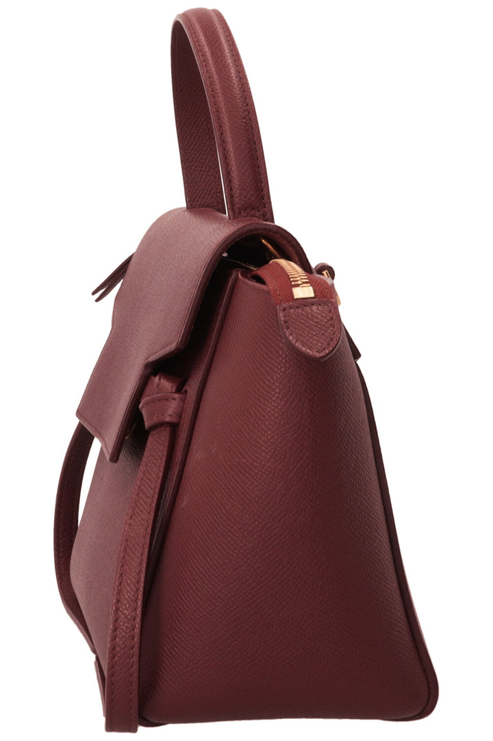 CELINE Nano Belt Bag Cuir Bordeaux