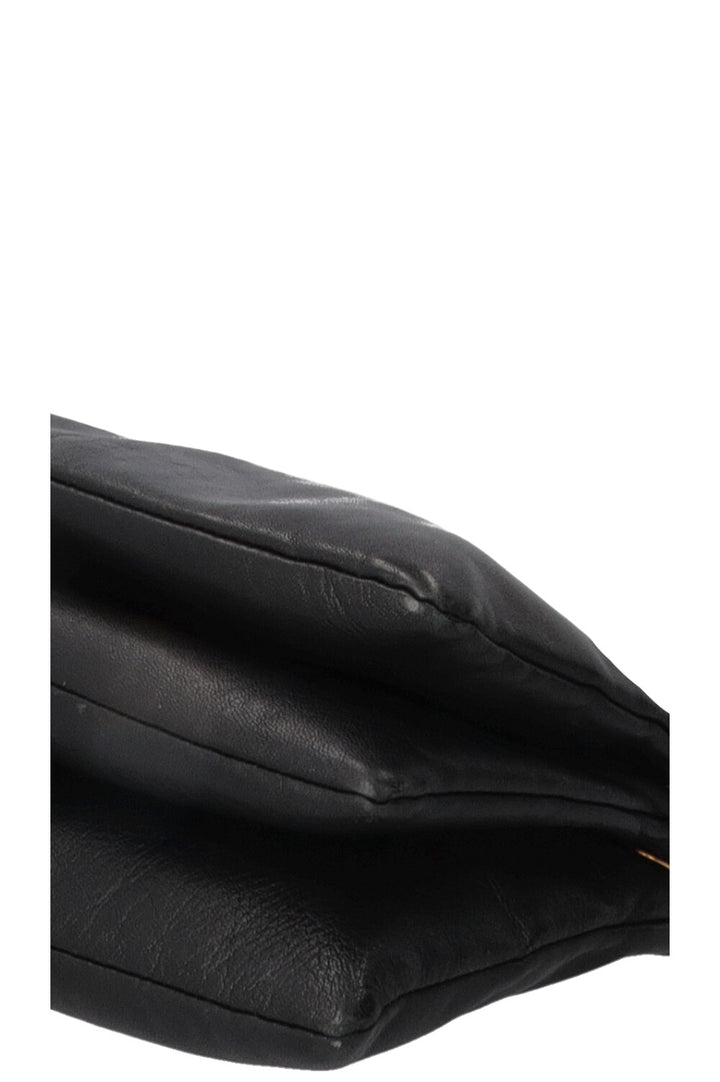 Petit sac Trio CÉLINE par Phoebe Philo en cuir d'agneau noir