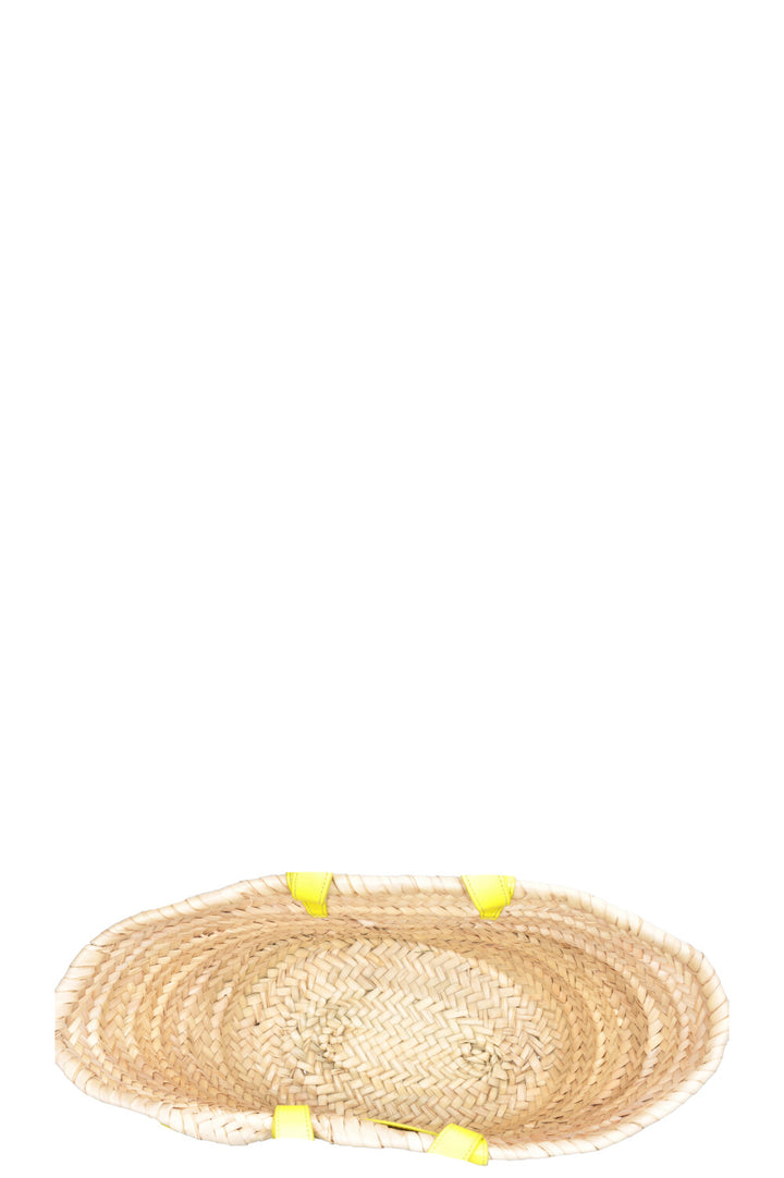 CELINE Teen Triomphe Tote Panier Raffia Leather