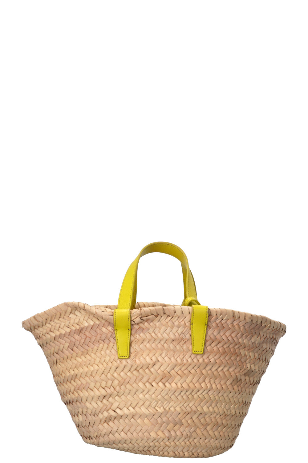 CELINE Teen Triomphe Tote Panier Raffia Leather