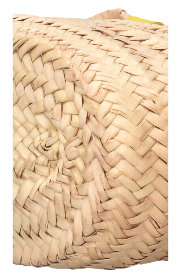 CELINE Teen Triomphe Tote Panier Raffia Leather