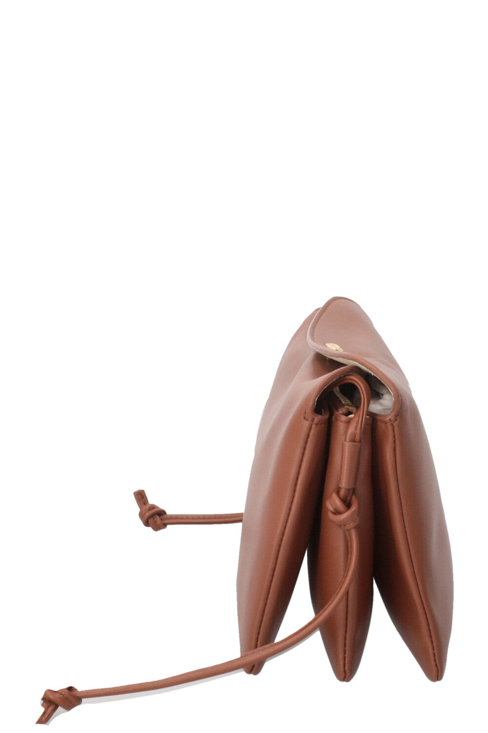 Sac bandoulière CELINE Trio en cuir cognac