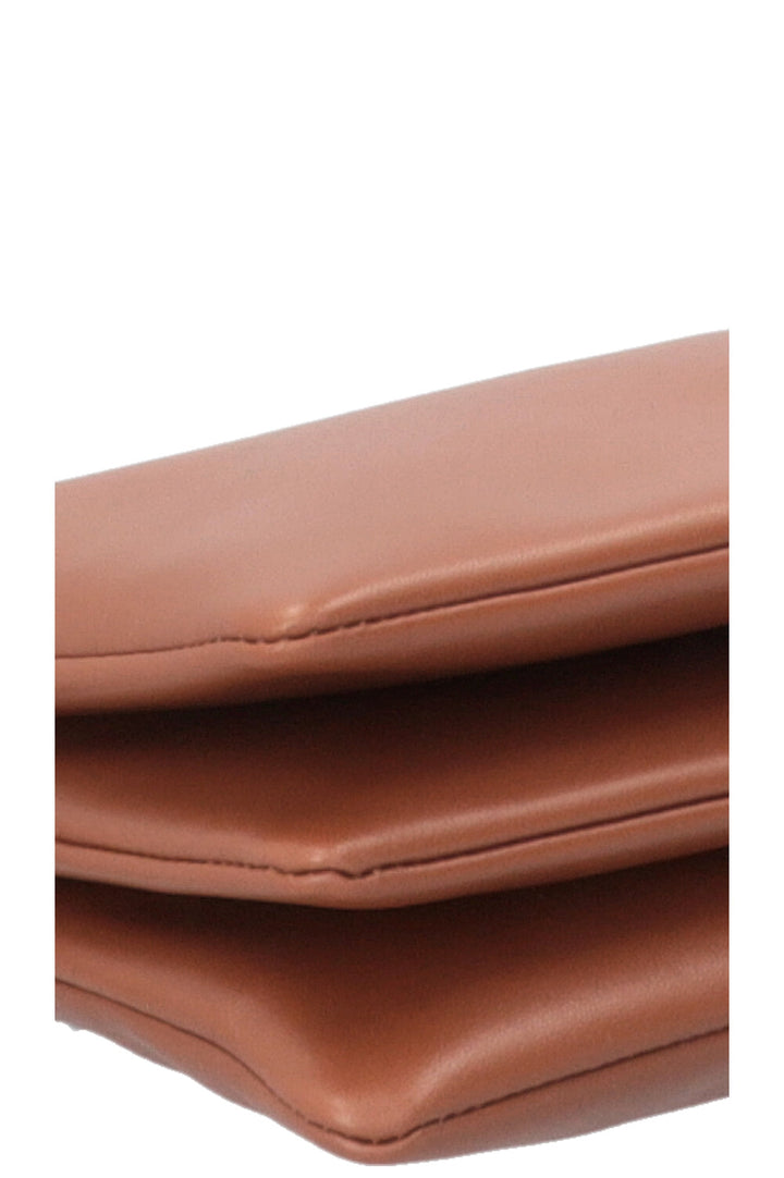 Sac bandoulière CELINE Trio en cuir cognac