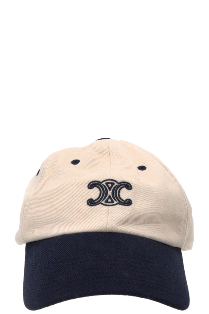 Casquette de baseball CELINE Triomphe Écru Marine