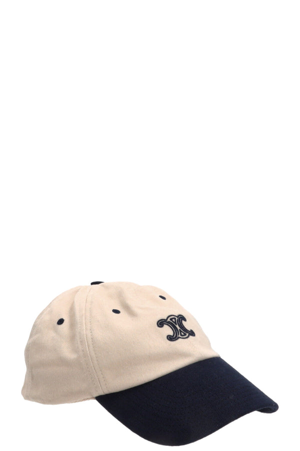 Casquette de baseball CELINE Triomphe Écru Marine