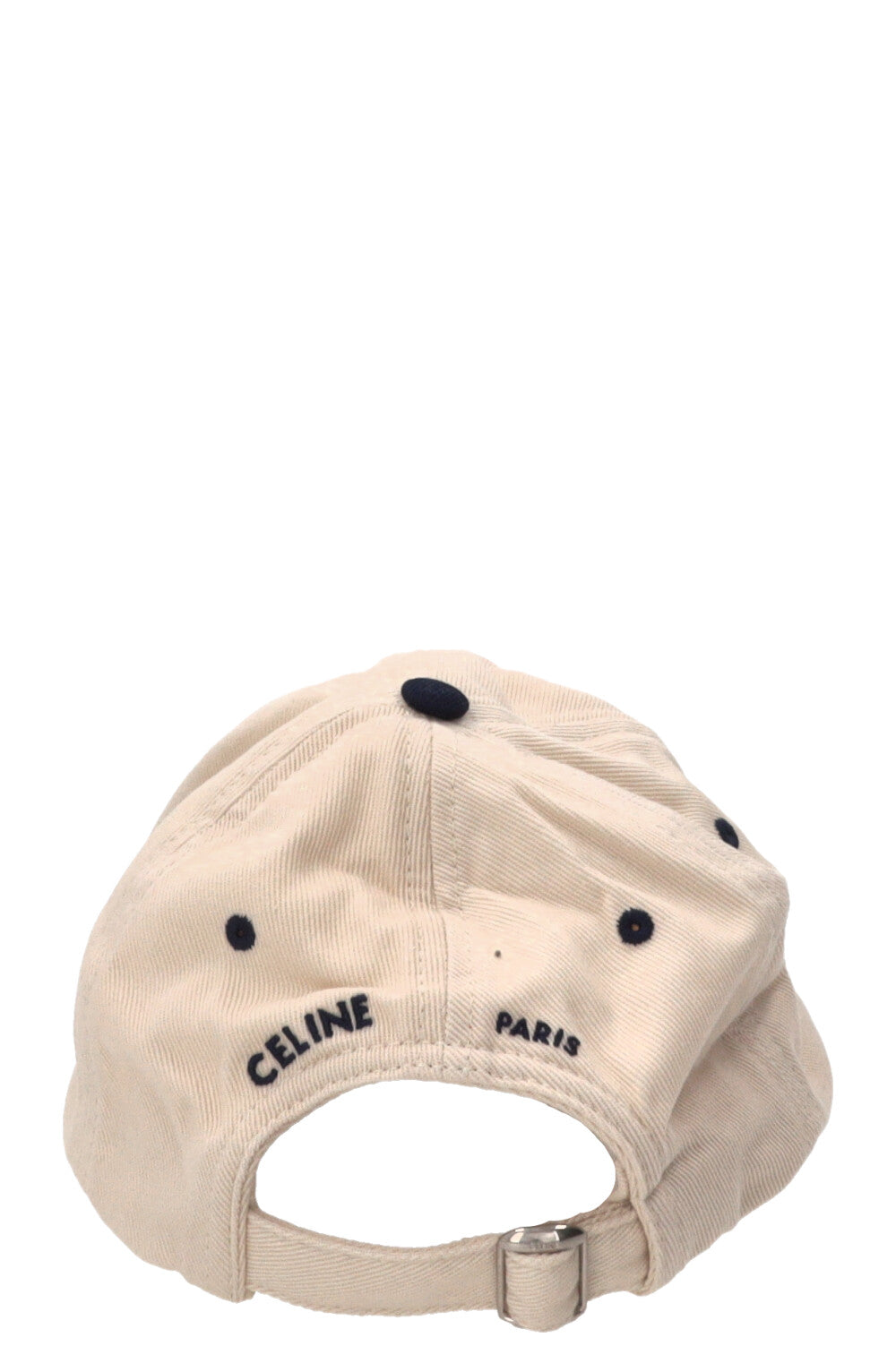 Casquette de baseball CELINE Triomphe Écru Marine