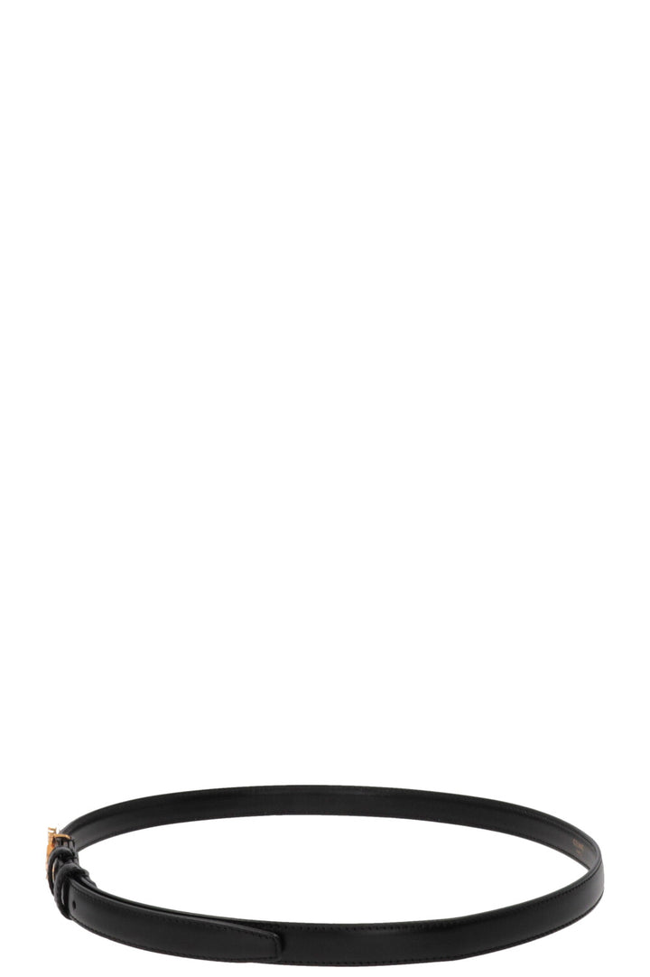 CELINE Triomphe Belt Small Black
