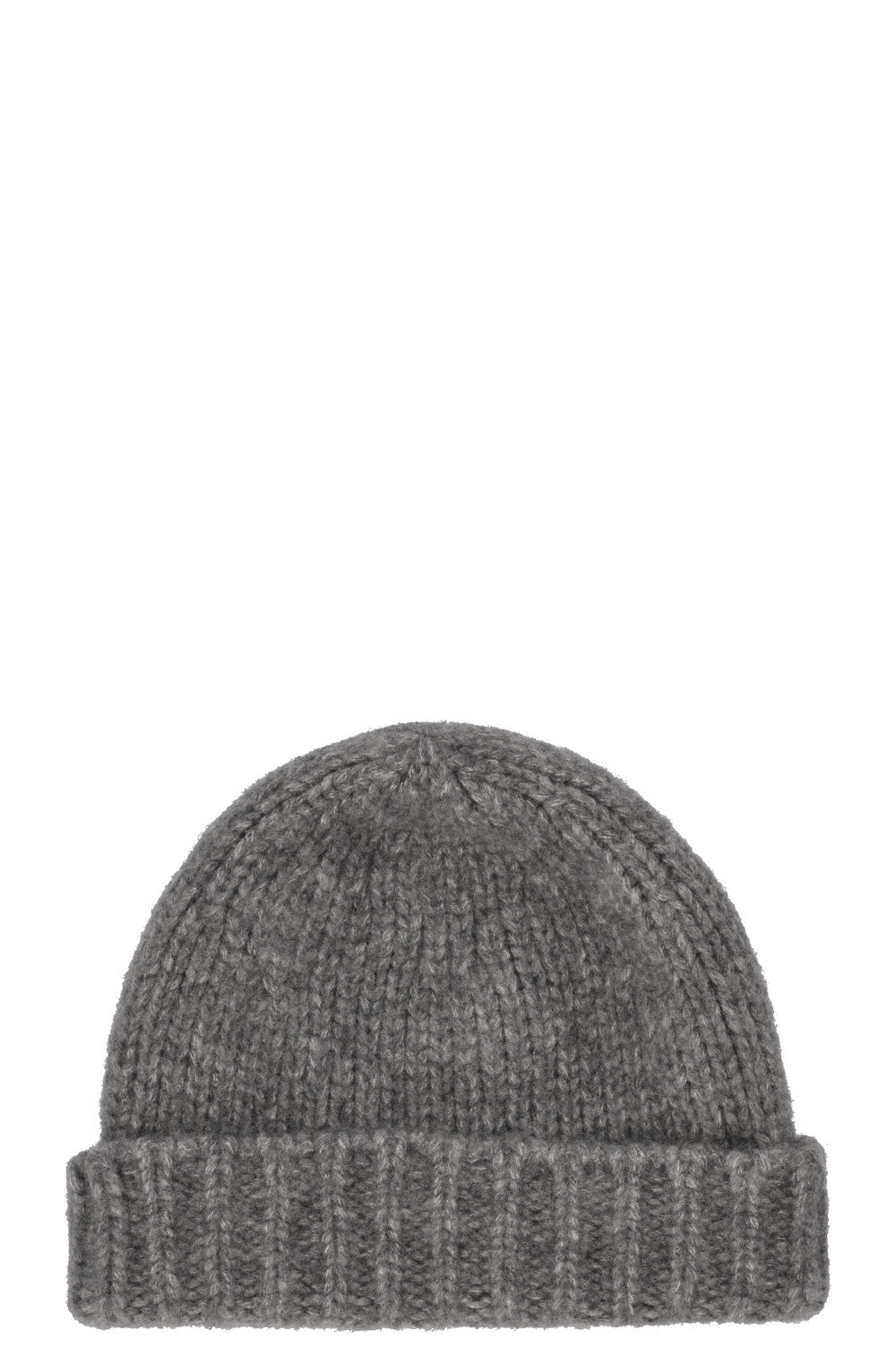CELINE Triomphe Knit Beanie Hat Cashmere Grey