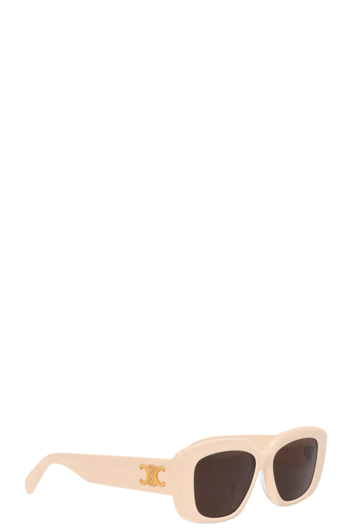 Lunettes de soleil CELINE Triomphe CL4021 en acétate ivoire