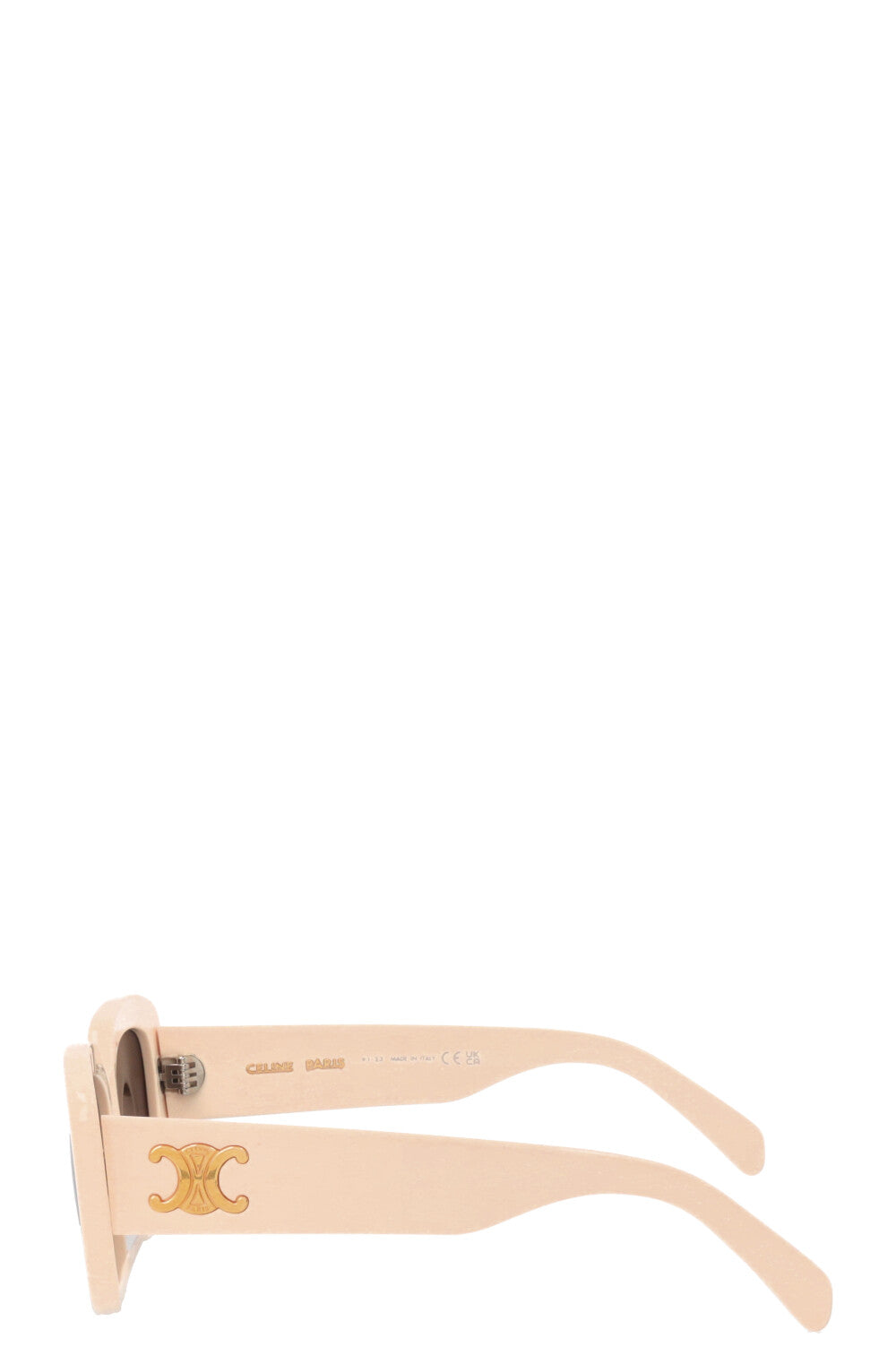 Lunettes de soleil CELINE Triomphe CL4021 en acétate ivoire