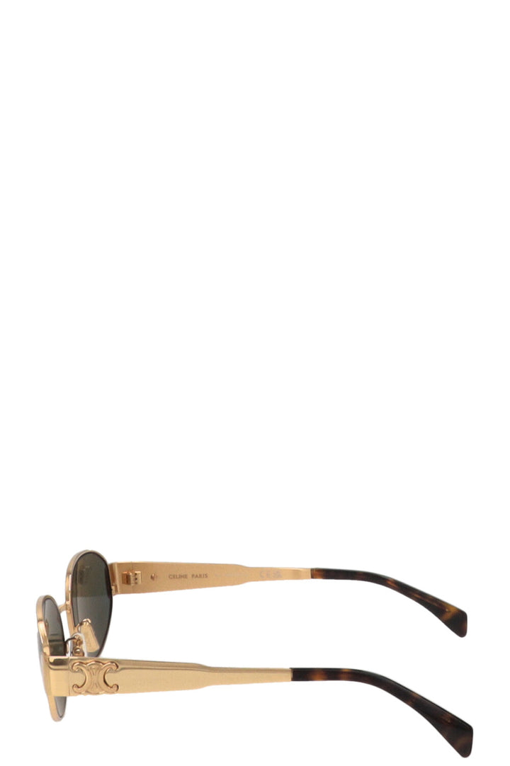 CELINE Lunettes de soleil Triomphe Métal doré CL40235U