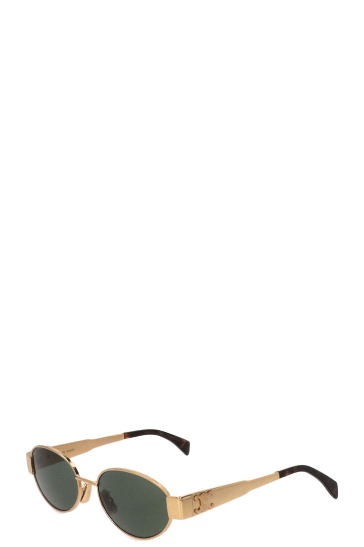 CELINE Lunettes de soleil Triomphe Métal doré CL40235U